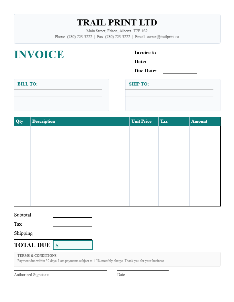 Invoice