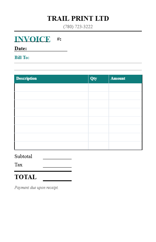 Compact Invoice